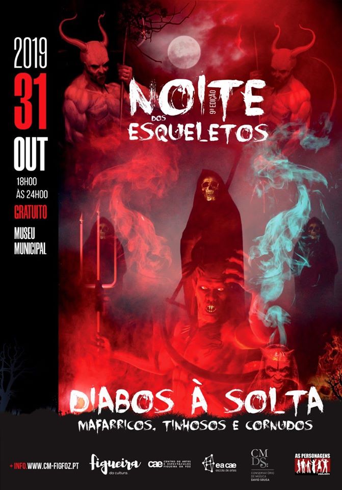 9ª Edição da Noite dos Esqueletos - “Diabos à Solta – Mafarricos, Tinhosos e Cornudos”