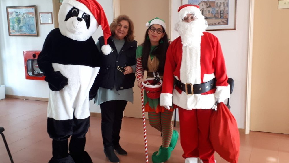 O Panda, o Pai Natal e companhia visitaram hoje a Junta de Freguesia