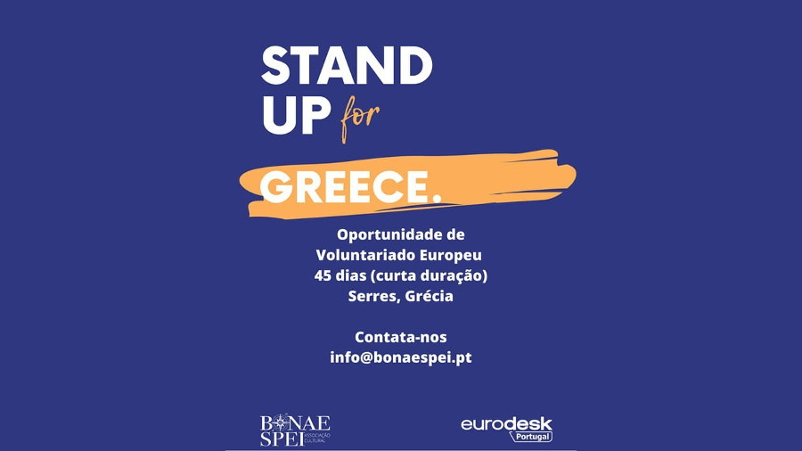 Oportunidade de Voluntariado Europeu - Grécia